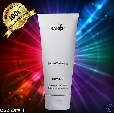 Babor Skinovage Energizing Oxygen Cream 200ml Prof Brand New-02 Belle Azul Pure Swiss Hyaluronic Acid Skin Serum + Vitamin C & Argan Stem Cells - Hydrating, Toning and Firming Serum for the Face, Neck and Eyes 30 ml/1.014 fl oz (Pack of 3)